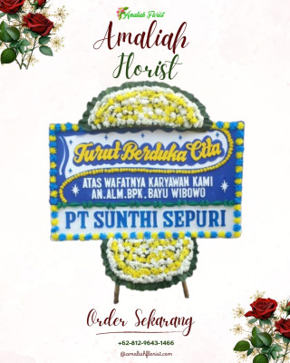 Papan Bunga Duka di Talagamurni