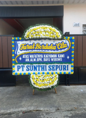 Papan Bunga Duka di Talagamurni