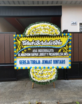 Papan Bunga Duka di Talagamurni